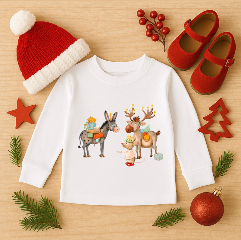 Bügelbild Nr. 270 Weihnachtspostboten
