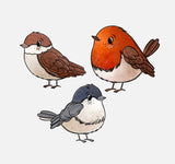 Bügelbild Nr. 1044 drei Vögel