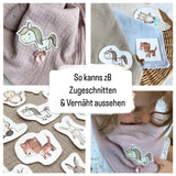 Kunstleder Label Hase