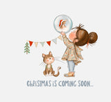 Bügelbild Nr. 472 Christmas is coming soon… gross