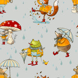 Die Tiere bei Regen