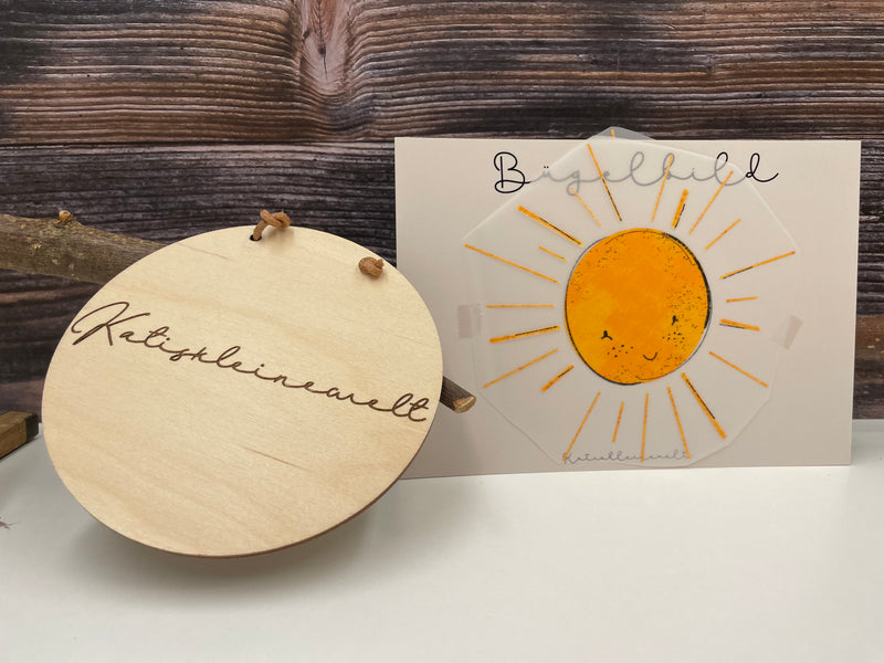 Sonne Nr. 208 mit Gesicht