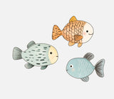 Bügelbild Nr. 432 Fische
