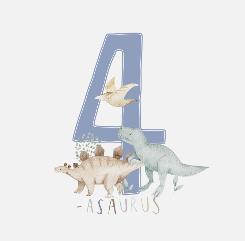 Bügelbild Nr. 81 4 saurus