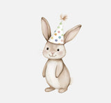 Bügelbild Nr. 394 Geburtstags Hase