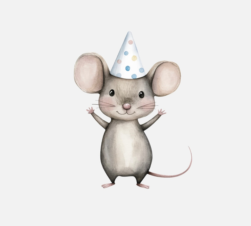 Bügelbild Nr. 371 Geburtstags Maus
