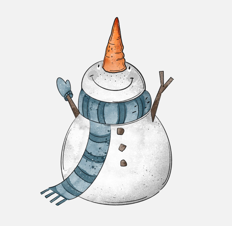 Bügelbild Nr. 117 Schneemann
