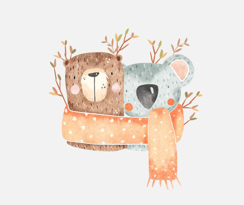 Bügelbild Nr. 115 Koala und Bär