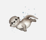 Bügelbild Nr. 29 Otter
