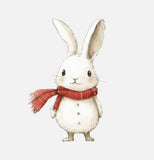 Bügelbild Nr. 319 Hase mit Schal