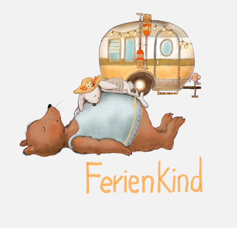 Bügelbild Nr. 1008 Ferienkind