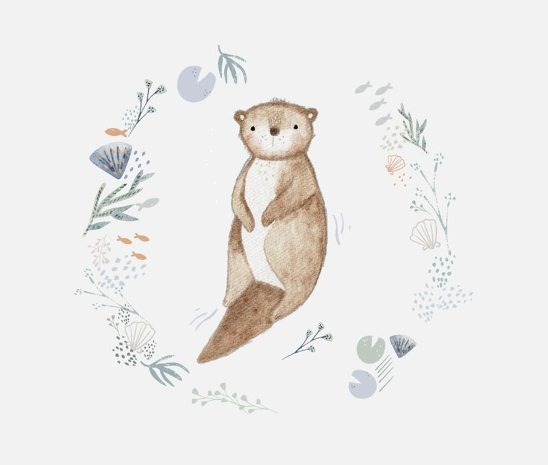 Bügelbild Nr. 288 Otter im Kreis