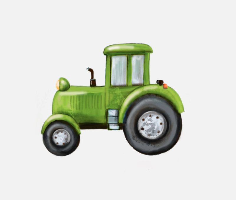 Bügelbild Nr. 434 Grüner Traktor