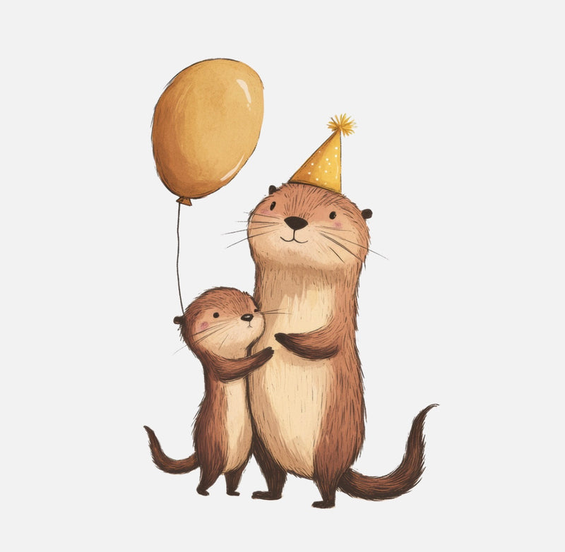 Bügelbild Nr. 129 Otter gelb