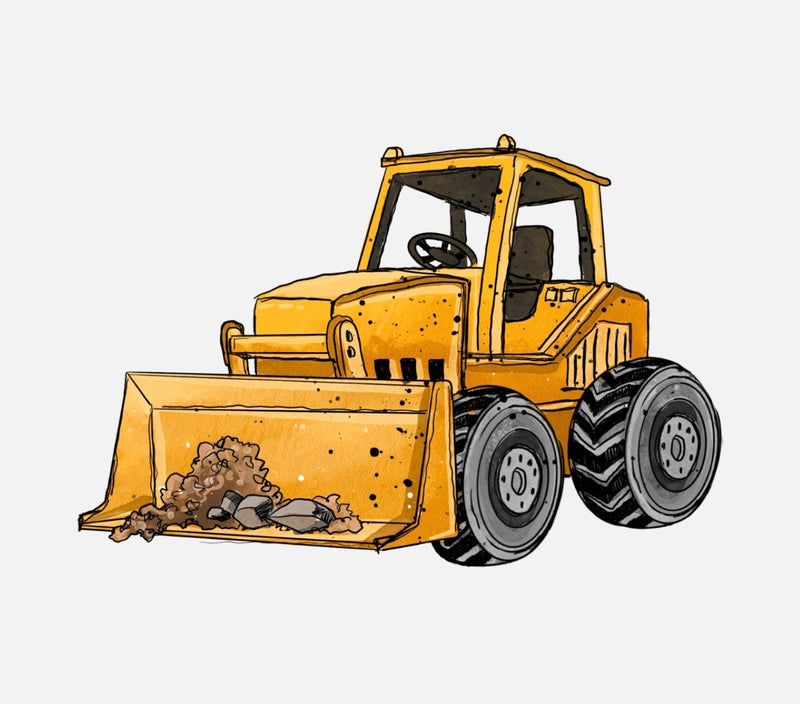 Bügelbild Nr. 143 Radlader
