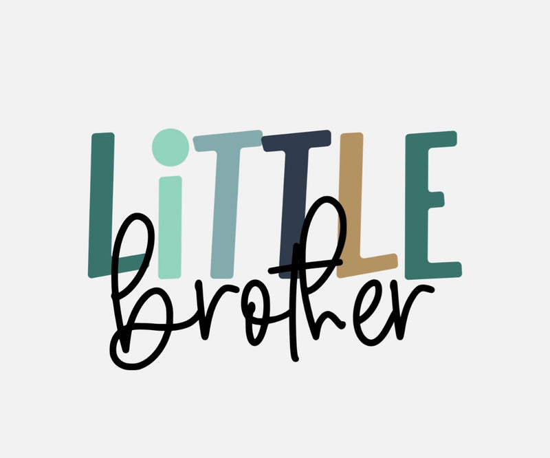 Bügelbild Nr. 420 LITTLE brother