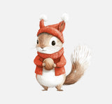 Bügelbild Nr. 337 Winterhörnchen