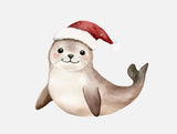 Bügelbild Nr. 359 Robbe Weihnachten