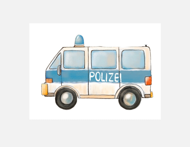 Bügelbild Nr. 433 Polizei