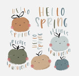 Bügelbild Nr. 1012 Hello Spring