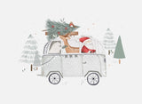 Bügelbild Nr. 127 Weihnachtsbus