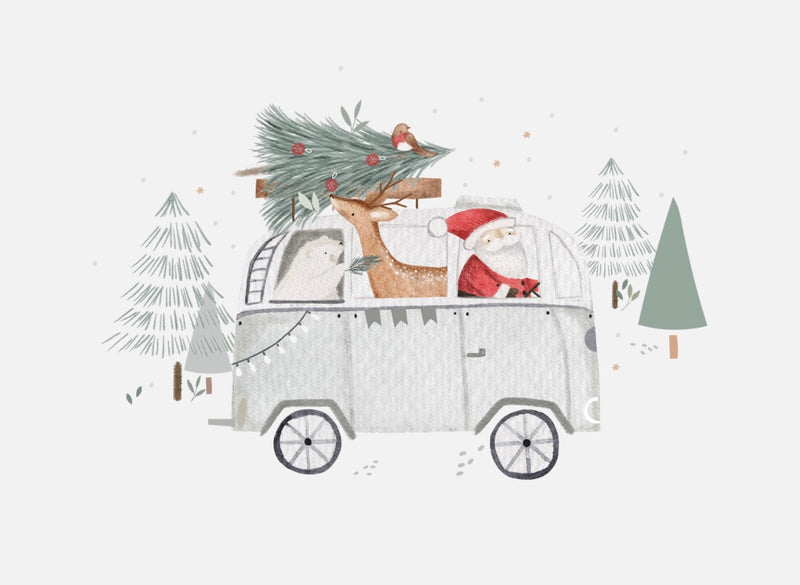 Bügelbild Nr. 127 Weihnachtsbus
