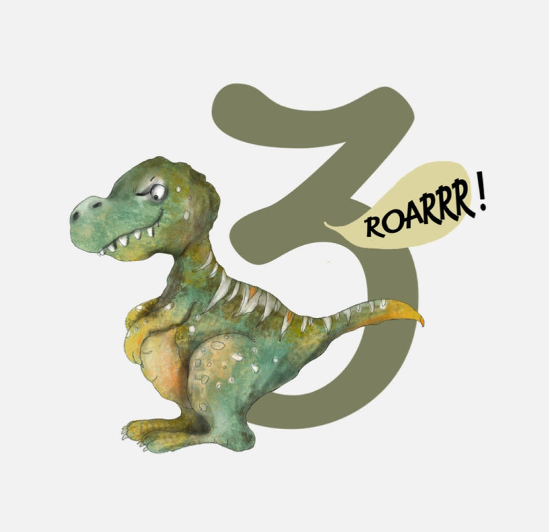 Bügelbild Nr. 88 Dino 3