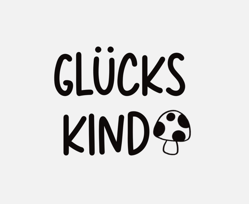 Bügelbild Nr. 198 Glückskind