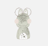 Bügelbild Nr. 47 Frosch Fridolin