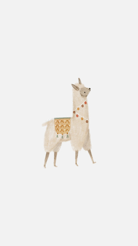 Bügelbild Nr. 35 Lama