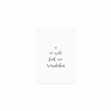 Postkarte frech, wild