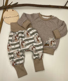 Set Sweatshirt Gr. 74/80 und Pumphose Gr. 74/80