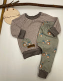 Set Sweatshirt Gr. 74/80 und Mini Jogger 9-12 Monate