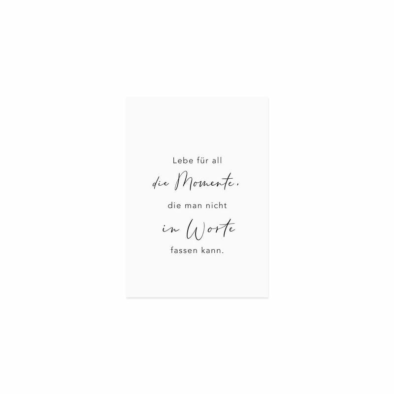 Postkarte Momente