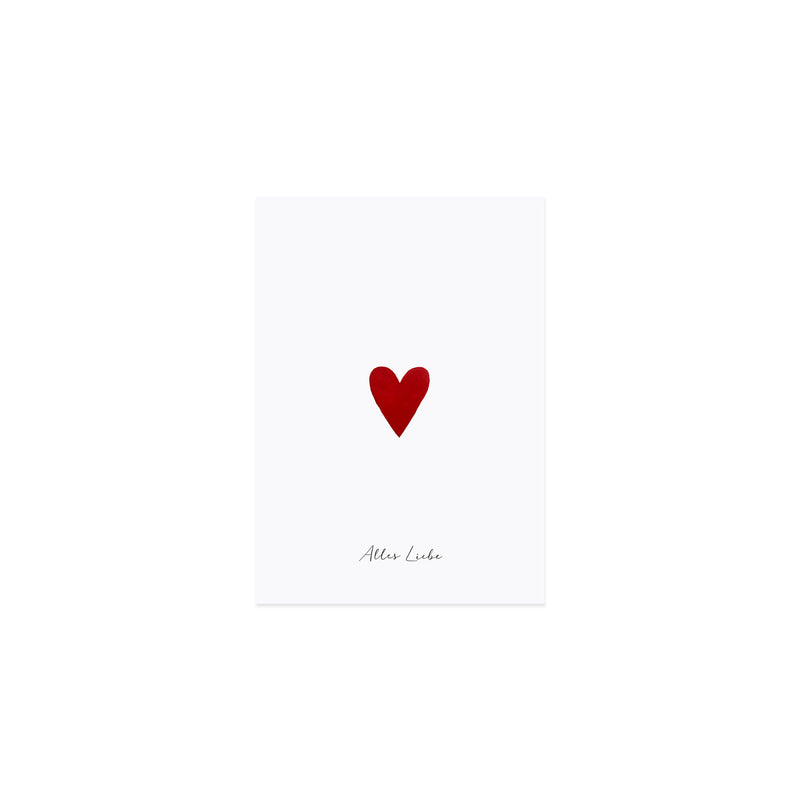Postkarte Alles liebe
