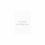 Postkarte lass uns lachen