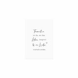 Postkarte Familie ist