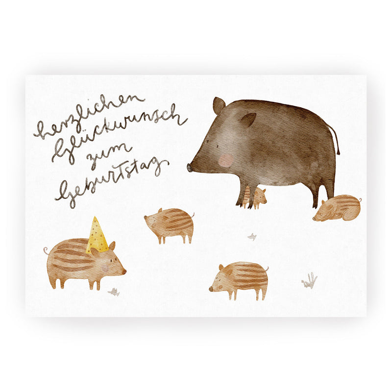 Postkarte Happy Birthday