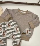 Set Sweatshirt Gr. 74/80 und Pumphose Gr. 74/80