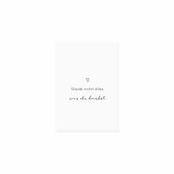 Postkarte was du denkst