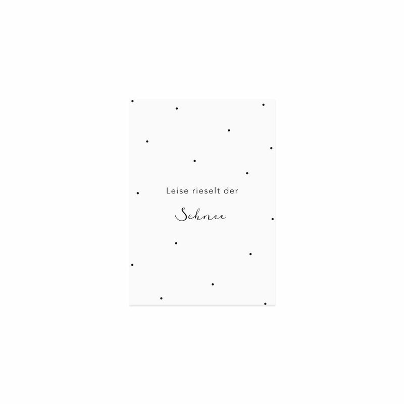 Postkarte Schnee