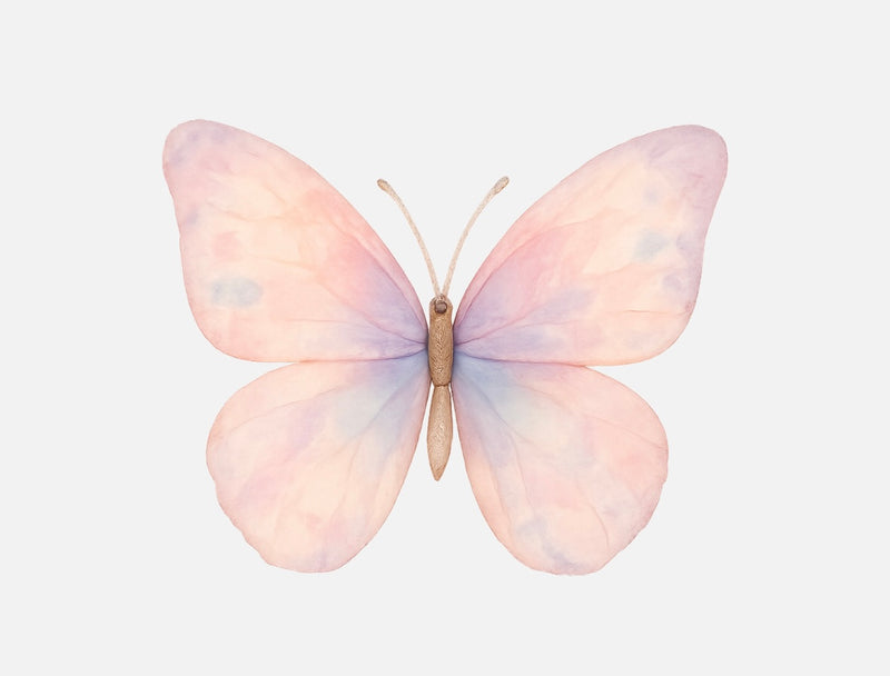 Bügelbild Nr. 105 Schmetterling Rosa