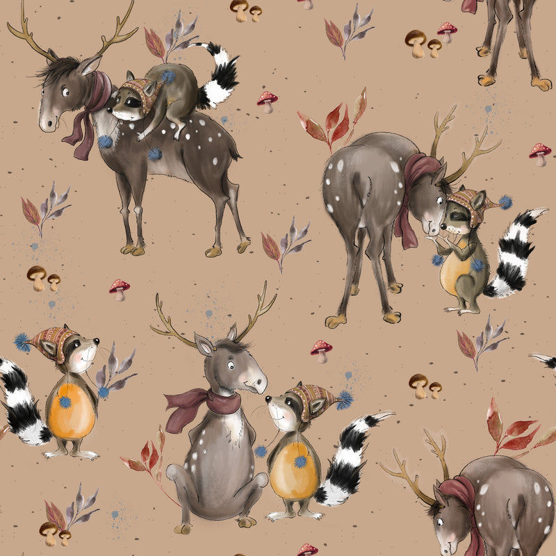 Tierische Herbst Freundschaft