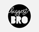 Bügelbild Nr. 101 Biggest Bro