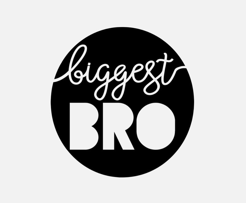 Bügelbild Nr. 101 Biggest Bro