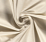 Baumwolle Jersey Beige streifen