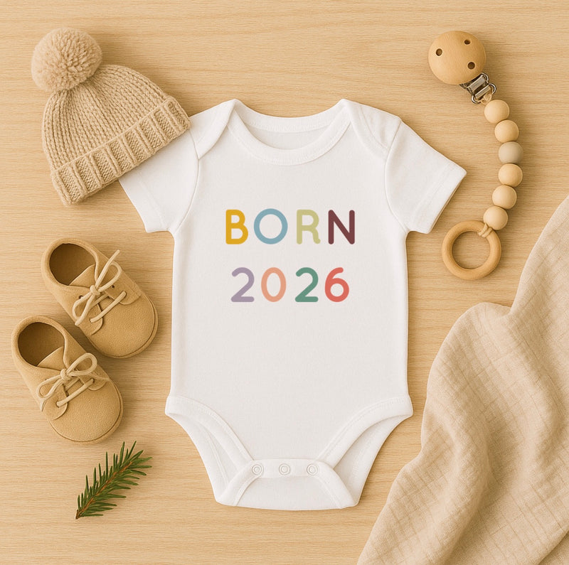 Bügelbild Nr. 2032 Born 2026 bunt