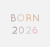 Bügelbild Nr. 2001 Born 2026 rosa
