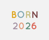 Bügelbild Nr. 2032 Born 2026 bunt