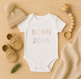 Bügelbild Nr. 2001 Born 2026 rosa